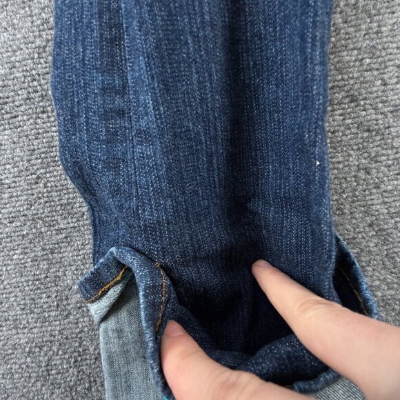 VTG APPLE BOTTOMS BLUE JEANS Women Size 7/8 Cotton Denim Stretch Embroidered - Picture 7 of 16